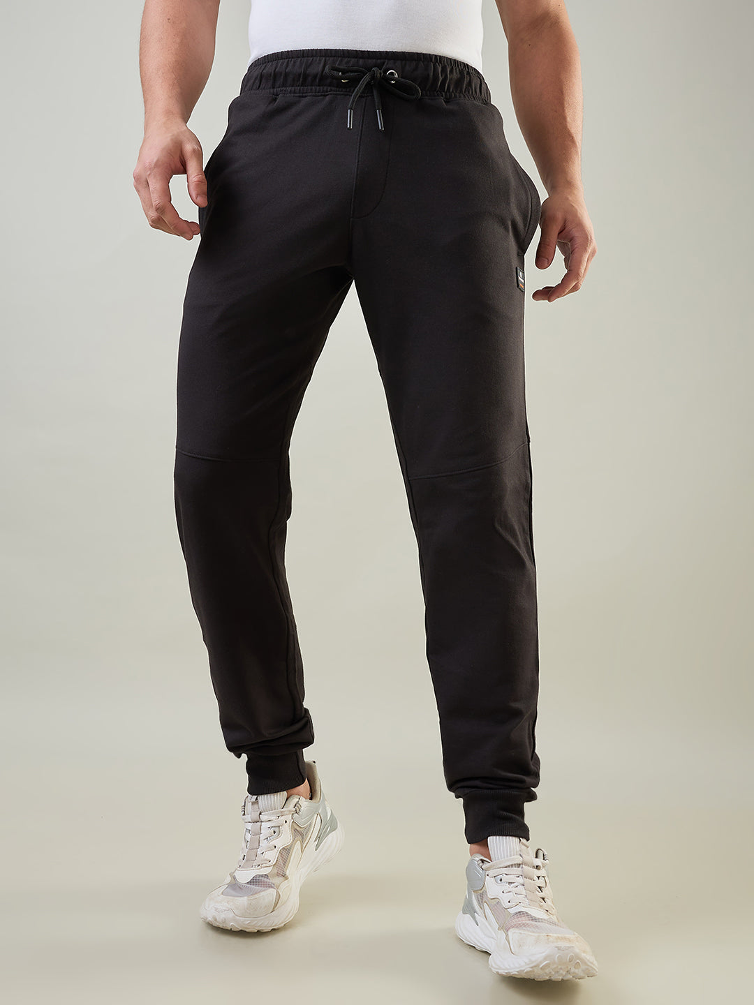 Black Oyester Regular Fit Jogger