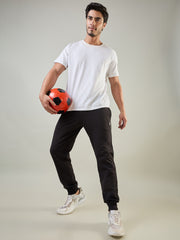 Black Oyester Regular Fit Jogger