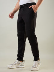 Black Ribbed Cuff Regular Fit Jogger