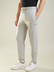 Grey Melange Regular Fit Lounge Pant