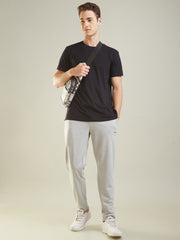 Grey Melange Regular Fit Lounge Pant