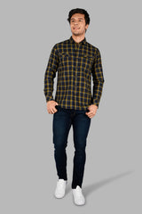 Yellow Checked Shirt