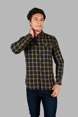 Yellow Checked Shirt