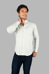 Green Printed Casual Shirt