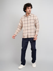 Brown Check Shirt