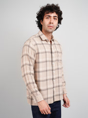 Brown Check Shirt