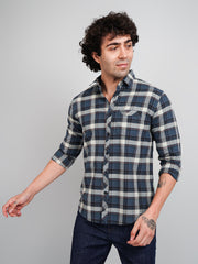 Teal Check Shirt