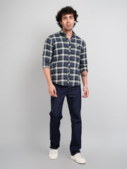 Teal Check Shirt