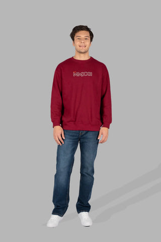 Tibetan Red Printed Sweatshirt Tim Paris