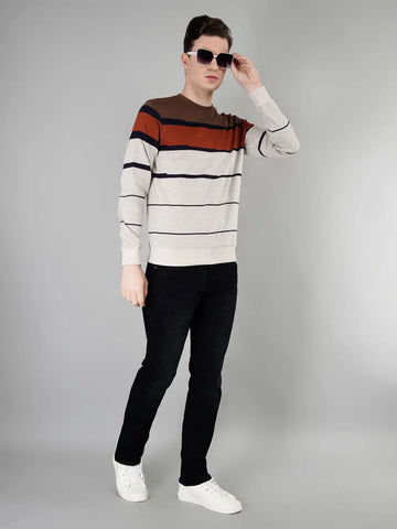 Classic Striped Sweatshirt for Men Tim Paris
