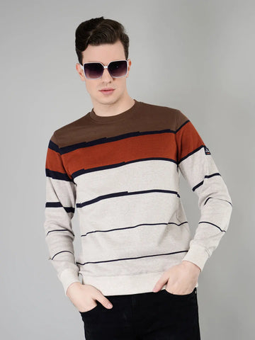 Classic Striped Sweatshirt for Men Tim Paris