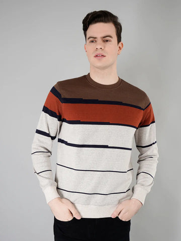 Classic Striped Sweatshirt for Men Tim Paris