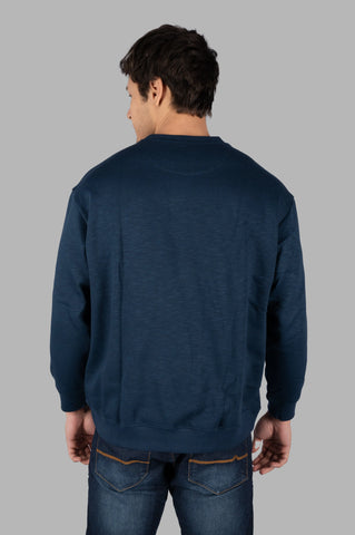 Dress Blue Printed Sweatshirt Tim Paris
