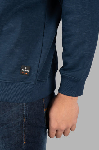 Dress Blue Printed Sweatshirt Tim Paris