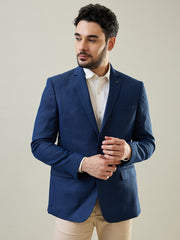 Blue Woven Blazer