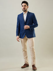 Blue Woven Blazer