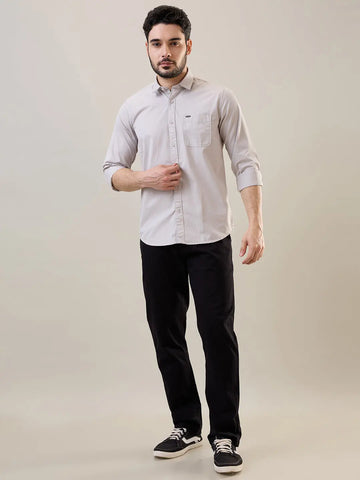 Black Relaxed Fit Chinos Tim Paris