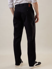 Black Relaxed Fit Chinos