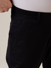 Black Relaxed Fit Chinos