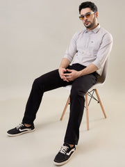 Black Relaxed Fit Chinos