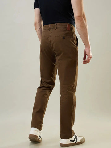 Brown Relaxed Fit Chinos Tim Paris