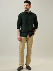 Light Camel Straight Fit Chinos