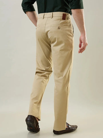 Light Camel Straight Fit Chinos Tim Paris