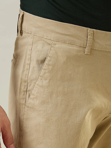 Light Camel Straight Fit Chinos Tim Paris