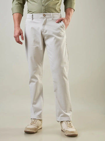 Lt Grey Relaxed Chinos Tim Paris