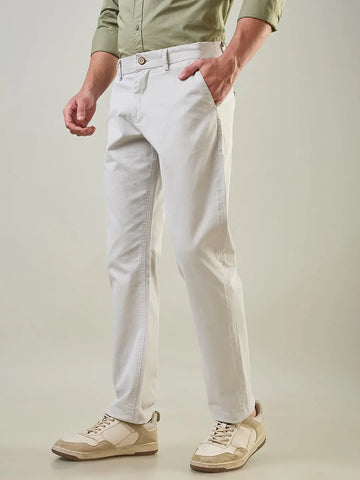 Lt Grey Relaxed Chinos Tim Paris
