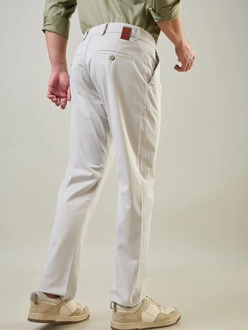 Lt Grey Relaxed Chinos Tim Paris