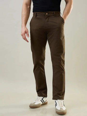 Olive Green Relaxed Fit Chinos Tim Paris