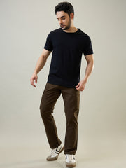 Olive Green Relaxed Fit Chinos