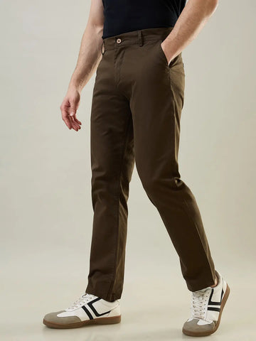 Olive Green Relaxed Fit Chinos Tim Paris