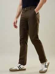 Olive Green Relaxed Fit Chinos