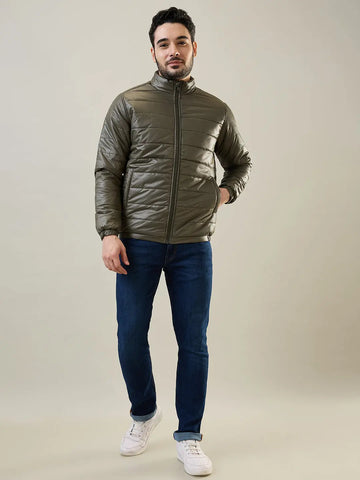 Olive Green Bomber Jacket Tim Paris