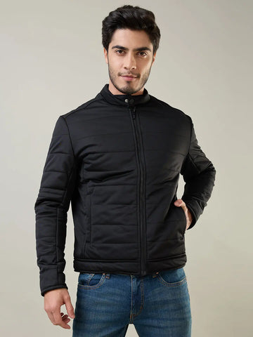 Black Biker Jacket Tim Paris