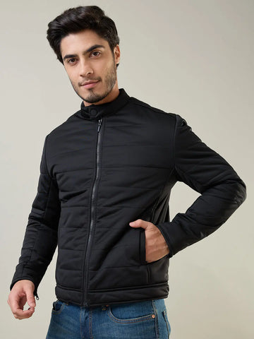 Black Biker Jacket Tim Paris