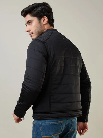 Black Biker Jacket Tim Paris