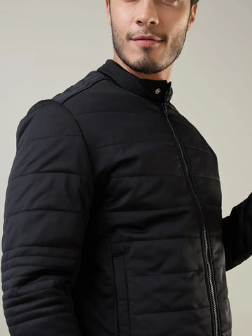 Black Biker Jacket Tim Paris