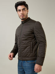 Olive Green Biker Jacket