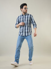 Light Indigo Logan Straight Fit Jeans