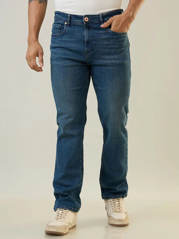 Grey Logan Straight Fit Jeans Tim Paris
