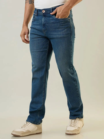 Grey Logan Straight Fit Jeans Tim Paris