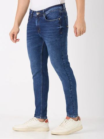 Medium Indigo Kane Skinny Ankle Fit Jeans TIM PARIS