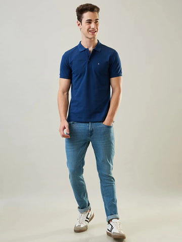 Medium Tint Parker Slim Straight Fit Stretch Jeans Tim Paris