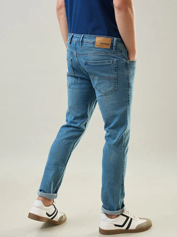 Medium Tint Parker Slim Straight Fit Stretch Jeans Tim Paris