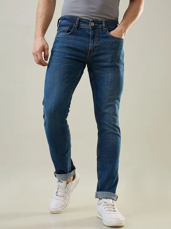Medium Indigo Ferdinand Slim Tapered Fit Tim Paris
