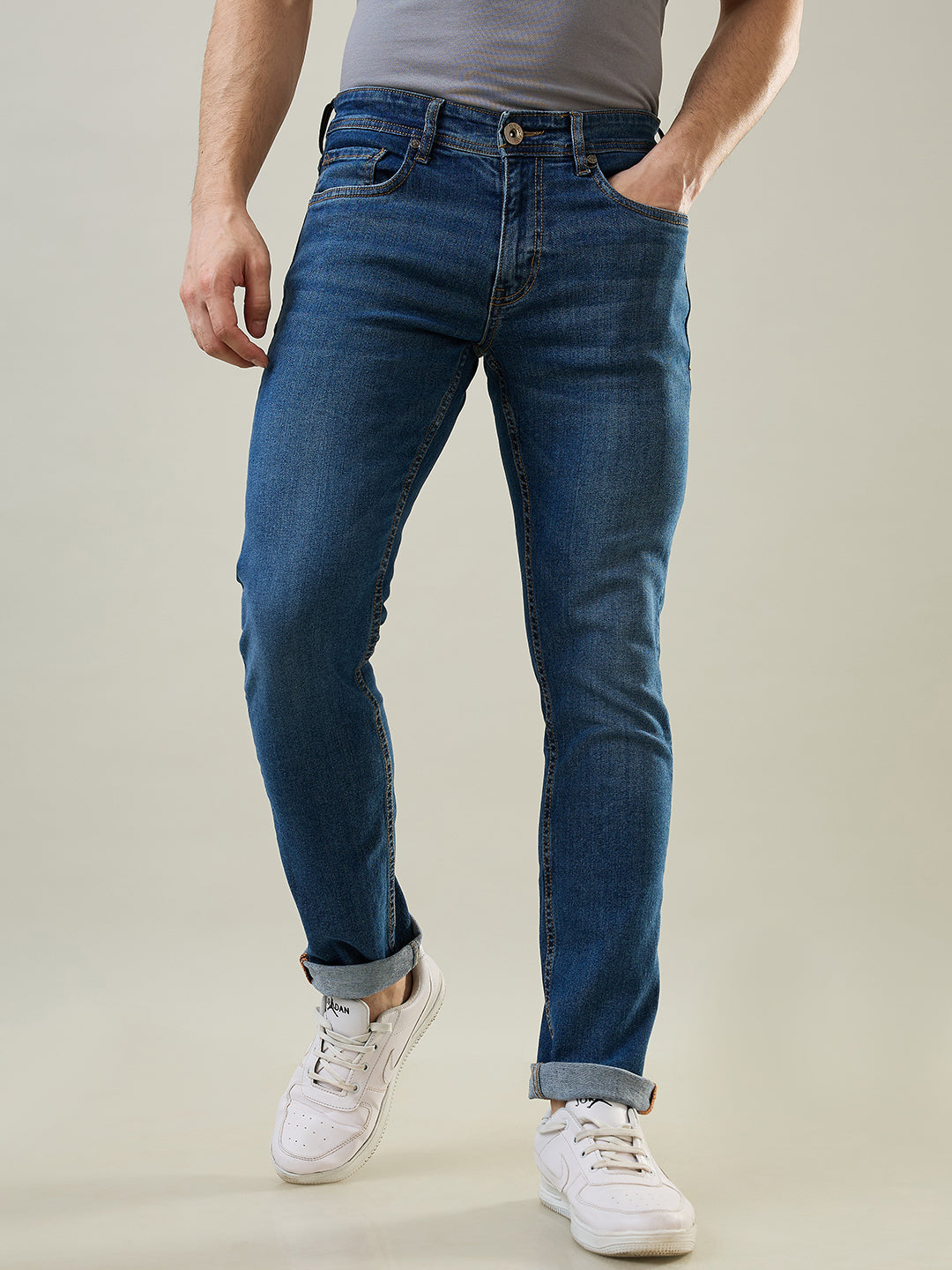 Medium Indigo Ferdinand Slim Tapered Fit