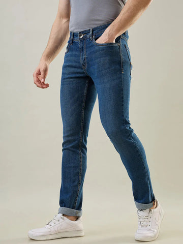 Medium Indigo Ferdinand Slim Tapered Fit Tim Paris